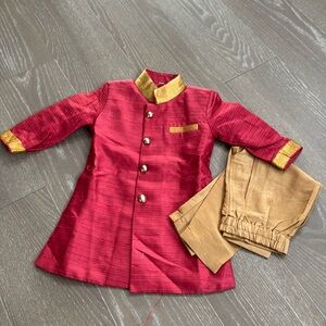 Kids indian kurta set like new - size 2